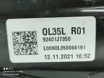 Автозапчасти б/у левый задний фонарь за kia xceed hibrido 118 kw 160 cv / 118 kw ссылки oem iam 92401j7350  