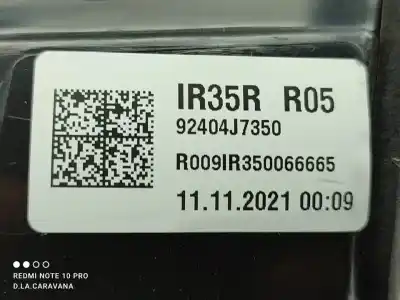 Автозапчасти б/у внутренний правый задний фонарь за kia xceed hibrido 118 kw 160 cv / 118 kw ссылки oem iam 92404j7350  