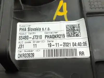 Автозапчасти б/у задний правый стеклорегулятор за kia xceed hibrido 118 kw 160 cv / 118 kw ссылки oem iam 83480j7310  