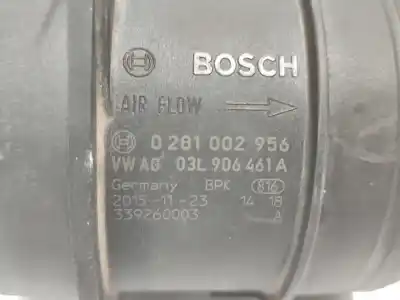 Автозапчастина б/у витратомір повітря для audi a4 b9 (8w2, 8wc) 2.0 tdi посилання на oem iam 03l906461a  