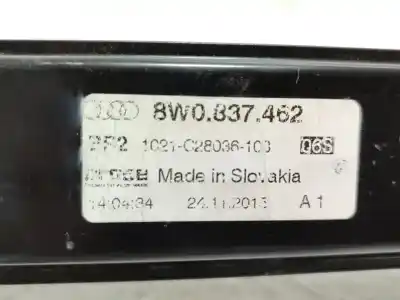 Автозапчастина б/у регулятор переднього правого скла для audi a4 b9 (8w2, 8wc) 2.0 tdi посилання на oem iam 8w0837462  