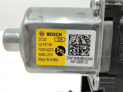 Автозапчасти б/у мотор стекла переднего правого за kia xceed hibrido 118 kw 160 cv / 118 kw ссылки oem iam 82460j7010  