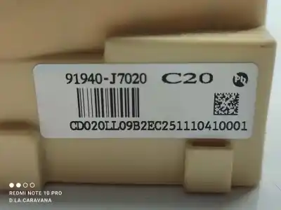 Second-hand car spare part electronic module for kia xceed hibrido 118 kw 160 cv / 118 kw oem iam references 91940j7020  