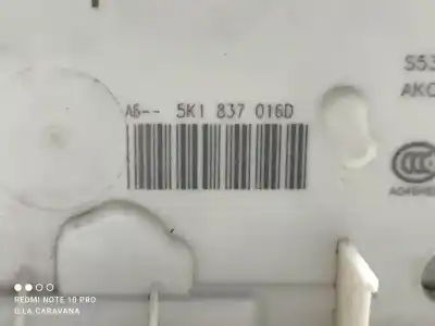 Peça sobressalente para automóvel em segunda mão fechadura da porta dianteira direita por seat leon (5f1) reference referências oem iam 5k1837016d Peça sobressalente para automóvel em segunda mão fechadura da porta dianteira direita por seat leon (5f1) reference referências oem iam 5k1837016d