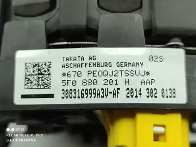 Peça sobressalente para automóvel em segunda mão airbag dianteiro esquerdo por seat leon (5f1) reference referências oem iam 5f0880201h   Peça sobressalente para automóvel em segunda mão airbag dianteiro esquerdo por seat leon (5f1) reference referências oem iam 5f0880201h