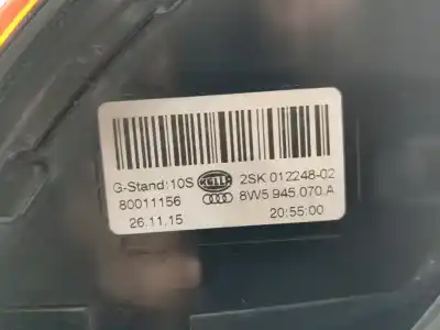 Second-hand car spare part right tailgate light for audi a4 b9 (8w2, 8wc) 2.0 tdi oem iam references 8w5945070a  