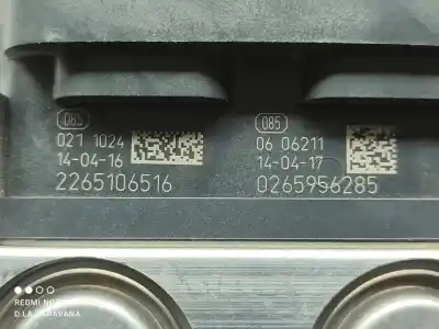 Pezzo di ricambio per auto di seconda mano abs per dacia duster ambiance 4x2 riferimenti oem iam 476608845ra  