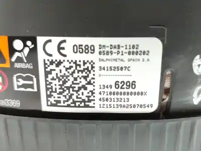 Peça sobressalente para automóvel em segunda mão kit airbag por opel corsa e business referências oem iam 13496296  