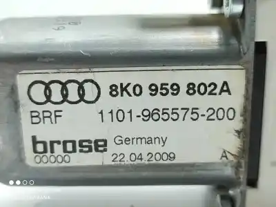 Автозапчастина б/у двигатель переднього правого скла для audi a4 b8 (8k2) 2.0 tdi посилання на oem iam 8k0959802a  