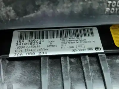 Автозапчастина б/у комплект подушки безпеки для volkswagen passat b7 (362) 2.0 tdi посилання на oem iam 3c8880201aa  