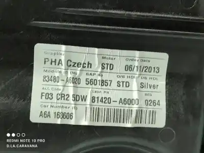 Автозапчасти б/у задний правый стеклорегулятор за hyundai i30 ranchera familiar (gd) 1.4 crdi ссылки oem iam 83480a6020