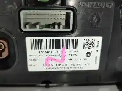 Peça sobressalente para automóvel em segunda mão display gps / multimídia por renault captur ii intens 95 cv / 70 kw referências oem iam 280342895r  