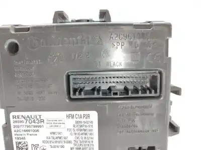 Peça sobressalente para automóvel em segunda mão módulo eletrônico por renault captur ii intens 95 cv / 70 kw referências oem iam 285907043r