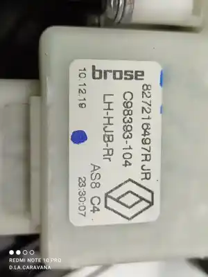 Peça sobressalente para automóvel em segunda mão elevador de vidros traseiro esquerdo por renault captur ii intens 95 cv / 70 kw referências oem iam 827216497r