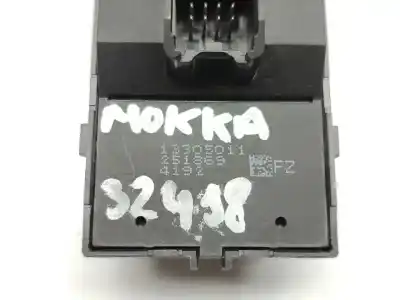 Pezzo di ricambio per auto di seconda mano interruttore alzacristalli anteriore sinistro per opel mokka x selective start/stop riferimenti oem iam 13305011
