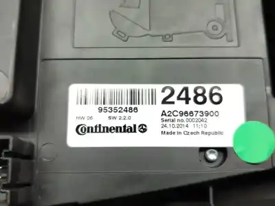 Pezzo di ricambio per auto di seconda mano comando multifunzione per opel mokka x selective start/stop riferimenti oem iam 95352486  