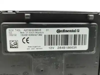 Second-hand car spare part electronic module for renault clio iv dynamique oem iam references 284b18663r  