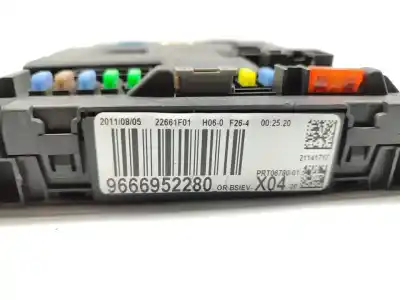 Second-hand car spare part fuse box unit for citroen c3 selection oem iam references 9666952280  