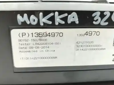 Pezzo di ricambio per auto di seconda mano unità di aria condizionata per opel mokka x selective start/stop riferimenti oem iam 13594970  