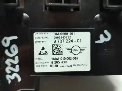 Second-hand car spare part dashboard for mini mini (f56) one first oem iam references 8707224  