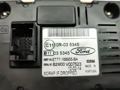 Автозапчасти б/у многофункциональный дисплей за ford fiesta (ccn) black edition ссылки oem iam et7t18b955ba  