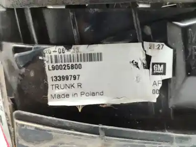 Автозапчасти б/у внутренний правый задний фонарь за opel astra j gtc sportive ссылки oem iam 13399797 Автозапчасти б/у внутренний правый задний фонарь за opel astra j gtc sportive ссылки oem iam 13399797