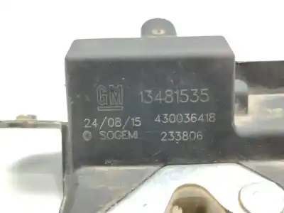 Second-hand car spare part trunk lock for opel corsa e selective oem iam references 13481535  