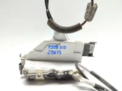 Peça sobressalente para automóvel em segunda mão fechadura da porta dianteira direita por peugeot 508 active referências oem iam 9800625780