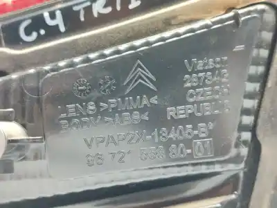 Second-hand car spare part interior left tailgate light for citroen c4 lim. collection oem iam references 9872155880  