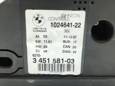 Peça sobressalente para automóvel em segunda mão quadrante por bmw x3 (e83) 2.0d referências oem iam 345158103  