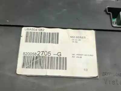 Peça sobressalente para automóvel em segunda mão quadrante por renault clio iii exception referências oem iam 8200582705g  