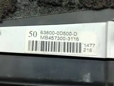 Автозапчасти б/у ПРИБОРНАЯ ДОСКА за TOYOTA YARIS (KSP9/SCP9/NLP9)  ссылки OEM IAM 838000D500D  