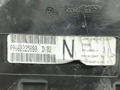 Peça sobressalente para automóvel em segunda mão quadrante por citroen c2 furio referências oem iam 9660225880  