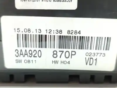Second-hand car spare part dashboard for volkswagen passat b7 (362) 1.6 tdi oem iam references 3aa920870p  
