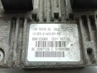 Second-hand car spare part ecu engine control for ford ka (ccu) titanium+ oem iam references 5sf8k2  