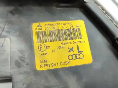 Second-hand car spare part left headlight for audi a3 (8p) 2.0 tdi ambiente oem iam references 8p0941003k  