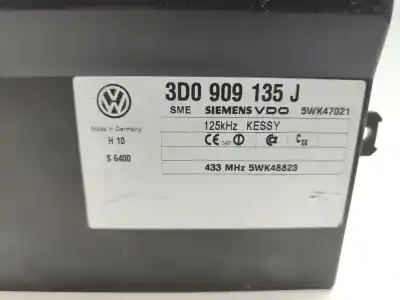 Автозапчастина б/у електронний модуль для porsche cayenne (typ 9pa) básico посилання на oem iam 3d0909135j  