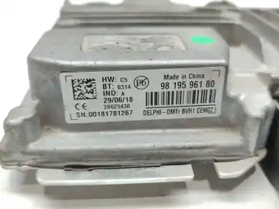 Second-hand car spare part start/stop control unit for citroen c4 cactus feel oem iam references 9819596180  