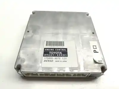 Peça sobressalente para automóvel em segunda mão centralina de motor uce por toyota land cruiser (j12) 3.0 d4-d vxl referências oem iam 8966160e81