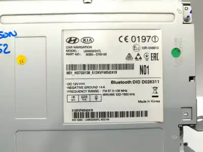 Peça sobressalente para automóvel em segunda mão módulo / sistema de navegação gps por hyundai tucson (tl) d4fd referências oem iam 96560d70014x  