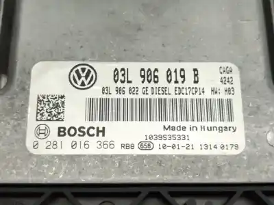 Автозапчасти б/у блок управления двигателем за seat exeo (3r2) 2.0 tdi ссылки oem iam 03l906019b  