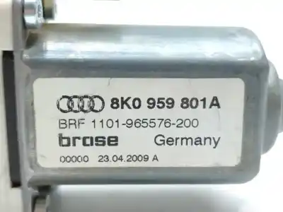 Автозапчастина б/у двигатель переднього ліва вікна для audi a4 b8 (8k2) 2.0 tdi посилання на oem iam 8k0959801a  
