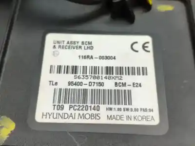 Peça sobressalente para automóvel em segunda mão módulo eletrônico por hyundai tucson (tl) d4fd referências oem iam 95400d7150  