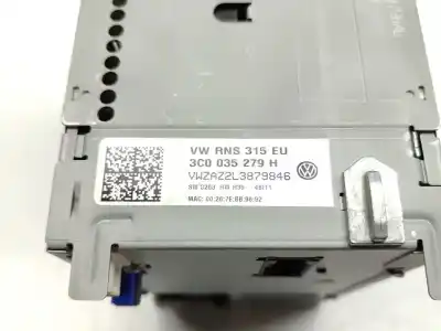 Second-hand car spare part audio system / radio cd for volkswagen passat b7 (362) 2.0 tdi oem iam references 3c0035279h  