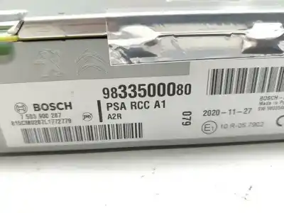 Second-hand car spare part gps navigation system for opel combo cargo (e) edition 102 cv / 75 kw oem iam references 9833500080  