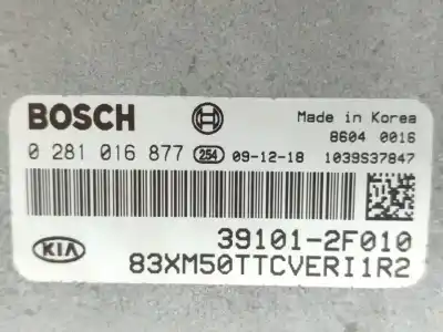 Second-hand car spare part ecu engine control for kia sorento emotion 4wd oem iam references 0281016877  
