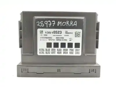 Second-hand car spare part electronic module for opel mokka color edition oem iam references 13510523  
