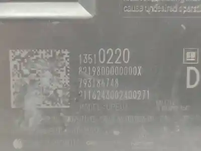 Second-hand car spare part electronic module for opel mokka color edition oem iam references 13510220  