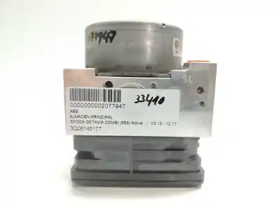 Автозапчастина б/у абс для skoda octavia combi (5e5) active посилання на oem iam 3q0614517t  