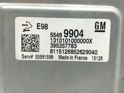 Second-hand car spare part ecu engine control for opel corsa e business oem iam references 55489904  